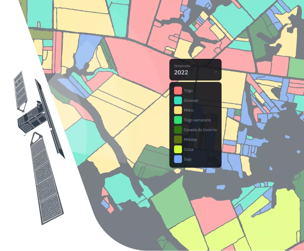 mapa de classificação de culturas remotas
