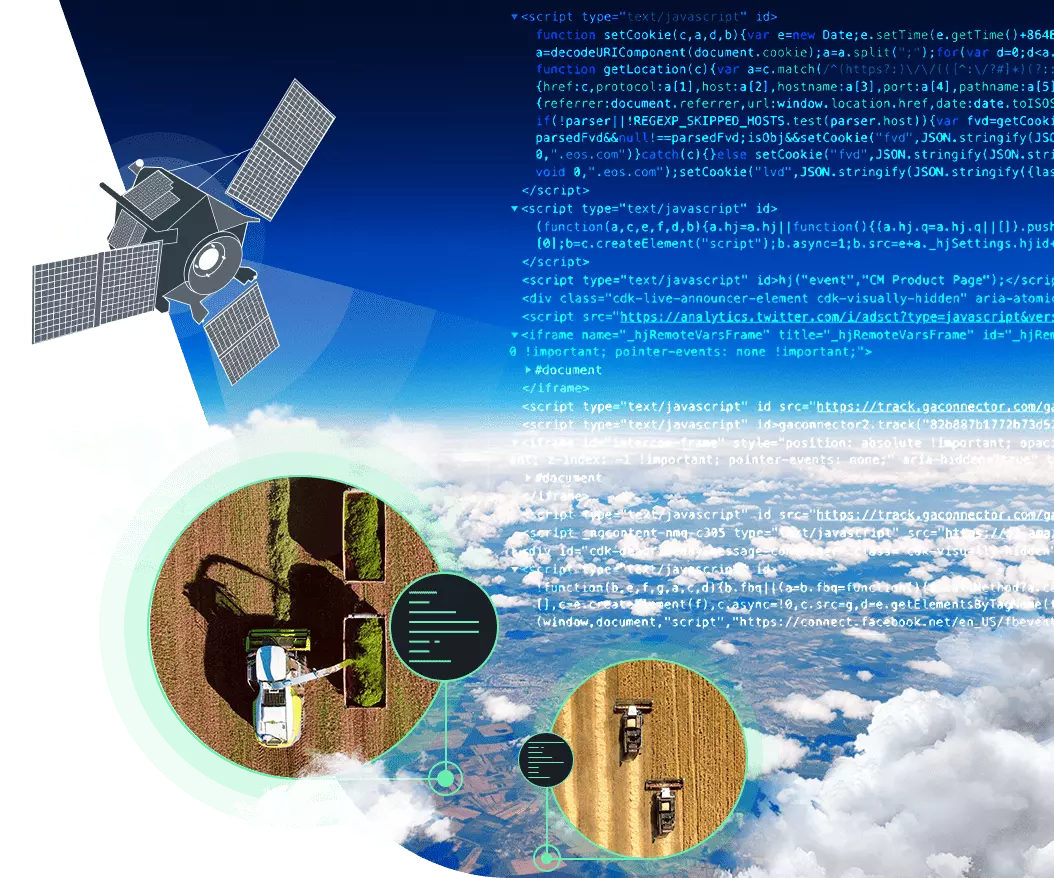 satellite monitoring solutions for developers in agri field