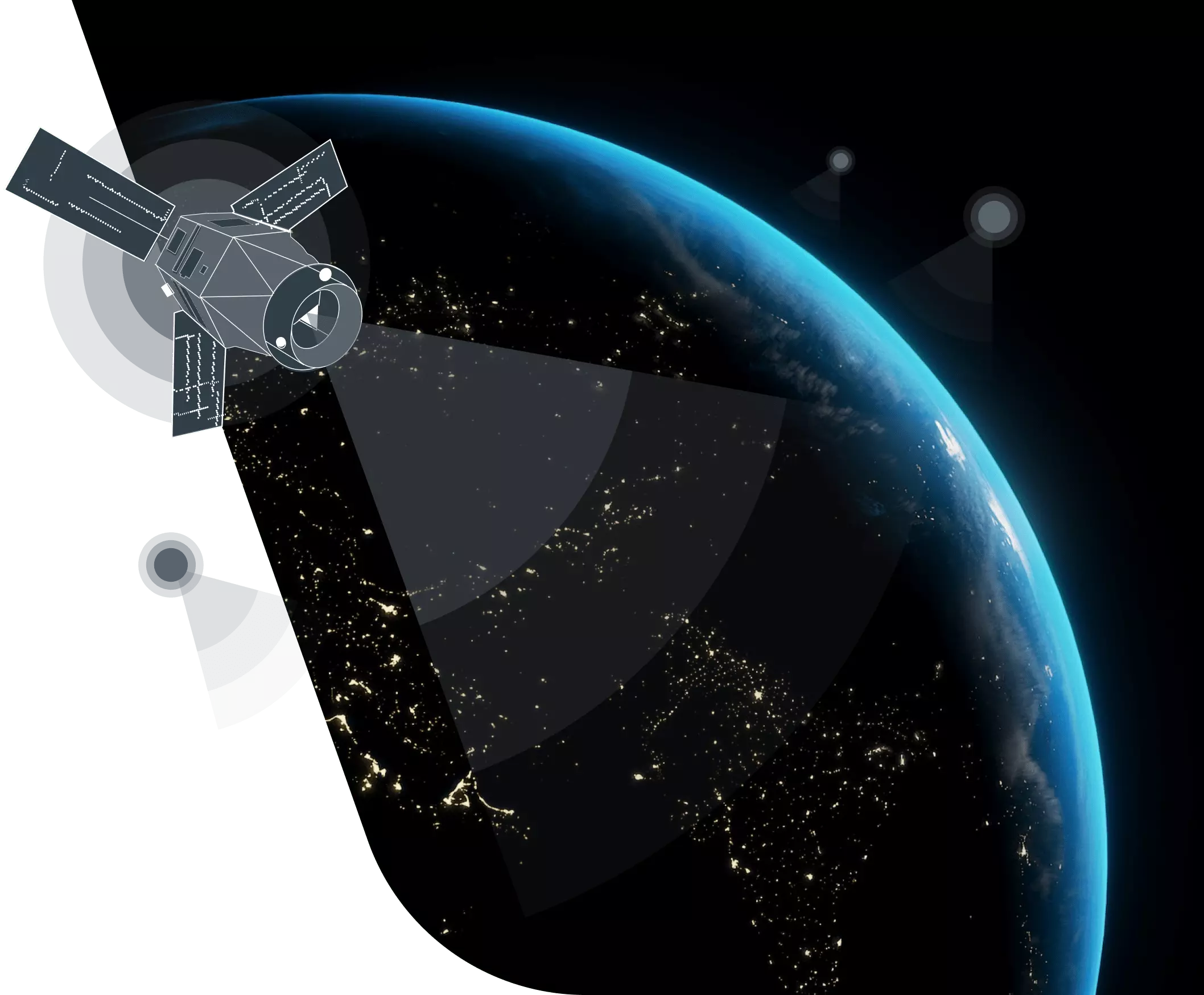 ecossistema de satélite para análise de dados eficaz